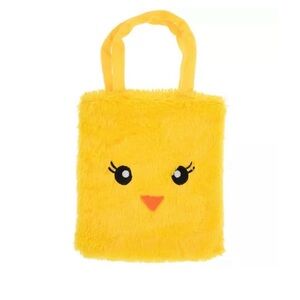 Hobby Lobby Yellow Plush Easter Tote Bag